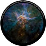 Omegon Dia für das Star Theater Pro mit Motiv Mystic Mountain