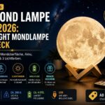 3D Mond Lampe Test 2026: ALED LIGHT Mondlampe im Check 3D Mond Lampe von ALED LIGHT mit realistischer Mondoberfläche, Akku, Tap-Steuerung und drei Lichtfarben