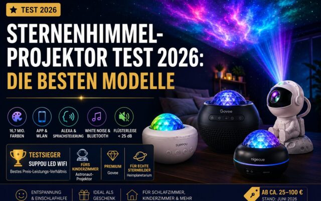 Sternenhimmel-Projektor Test 2026: die besten Modelle